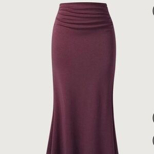 OGL Burgundy Mermaid Skirt size XS